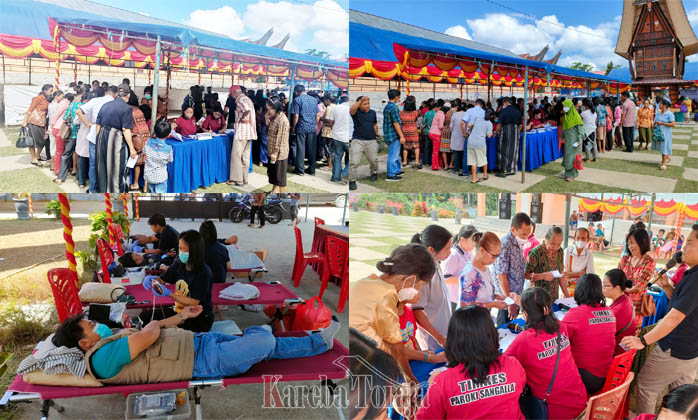 600-an Warga Sangalla’ Dapat Layanan Kesehatan Gratis dari Timkes Yubileum 85 Tahun BPKT