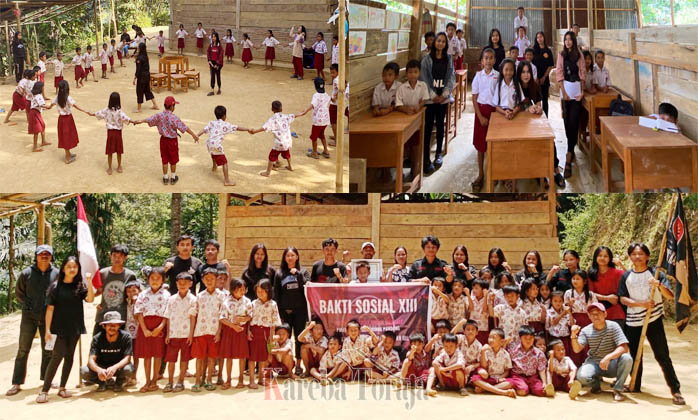 IMT Sikamali’ PNUP Gelar Bakti Sosial di SDN 5 Bittuang Kelas Jauh Sandana