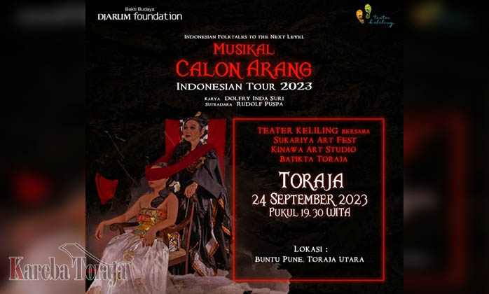 Besok Malam, Teater Keliling Jakarta Bakal Mentas di Buntu Pune Toraja Utara, Nonton Yuk!