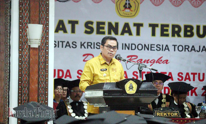 Wabup Tana Toraja Apresiasi Sumbangsih UKI Toraja untuk Daerah