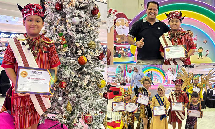 Kenakan Busana Toraja, Alvaro Sambo Tampil Baik di Ajang Melaka International Culture Festival di Malaysia