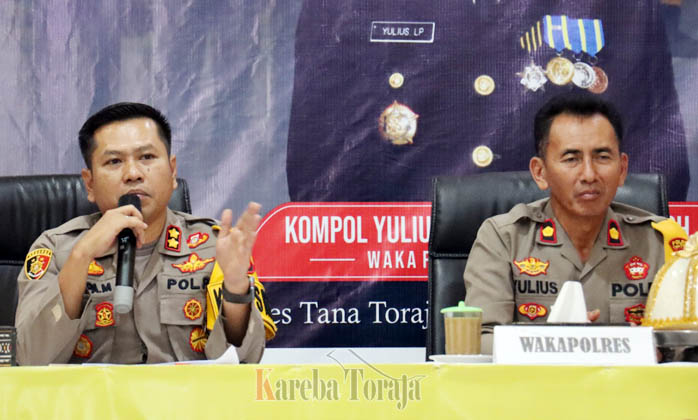 Selama Tahun 2023, Terjadi Penurunan Tindak Kejahatan di Tana Toraja