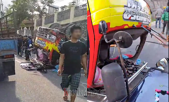 Truk Terbalik di Palawa’, 2 Meninggal Dunia, 7 Luka-luka