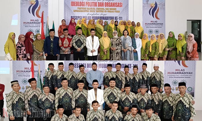 PD Muhammadiyah Toraja Utara Kukuhkan Pimpinan Majelis, Lembaga, dan Cabang