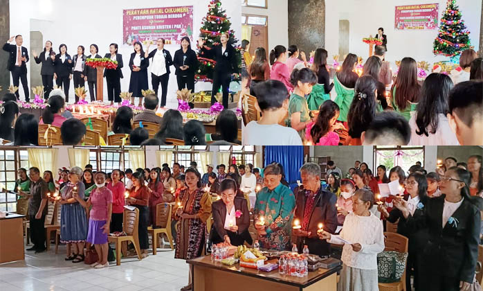 Perempuan Toraja Berdoa Rayakan Natal Bersama Anak Panti Asuhan Tangmentoe