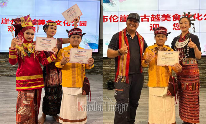 Lagi, Alvaro Sambo Promosikan Budaya Toraja di Hainan, Cina