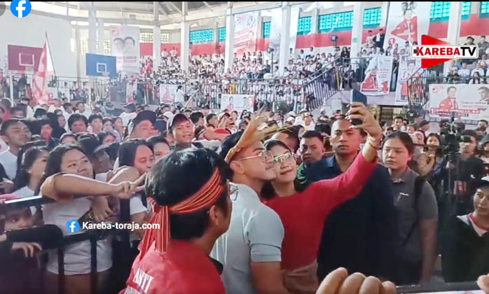 Putra Presiden Jokowi, Kaesang Pangarep Safari Politik di Toraja