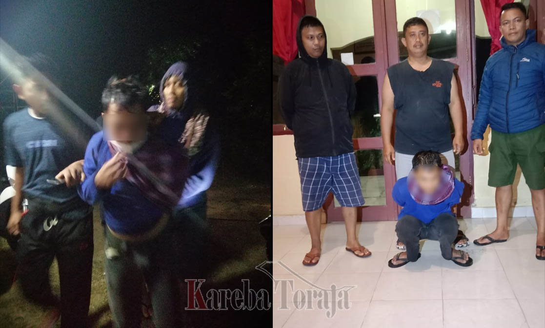 Viral, Warga dan Polisi Tangkap Pencuri di Salu, Toraja Utara