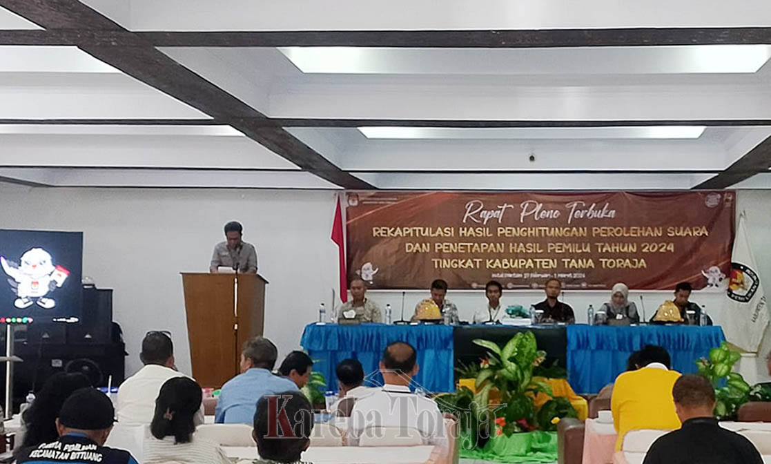 Hasil Rekapitulasi Tingkat Kabupaten, Berikut Caleg yang Hampir Pasti Jadi Anggota DPRD Tana Toraja, Periode 2024-2029