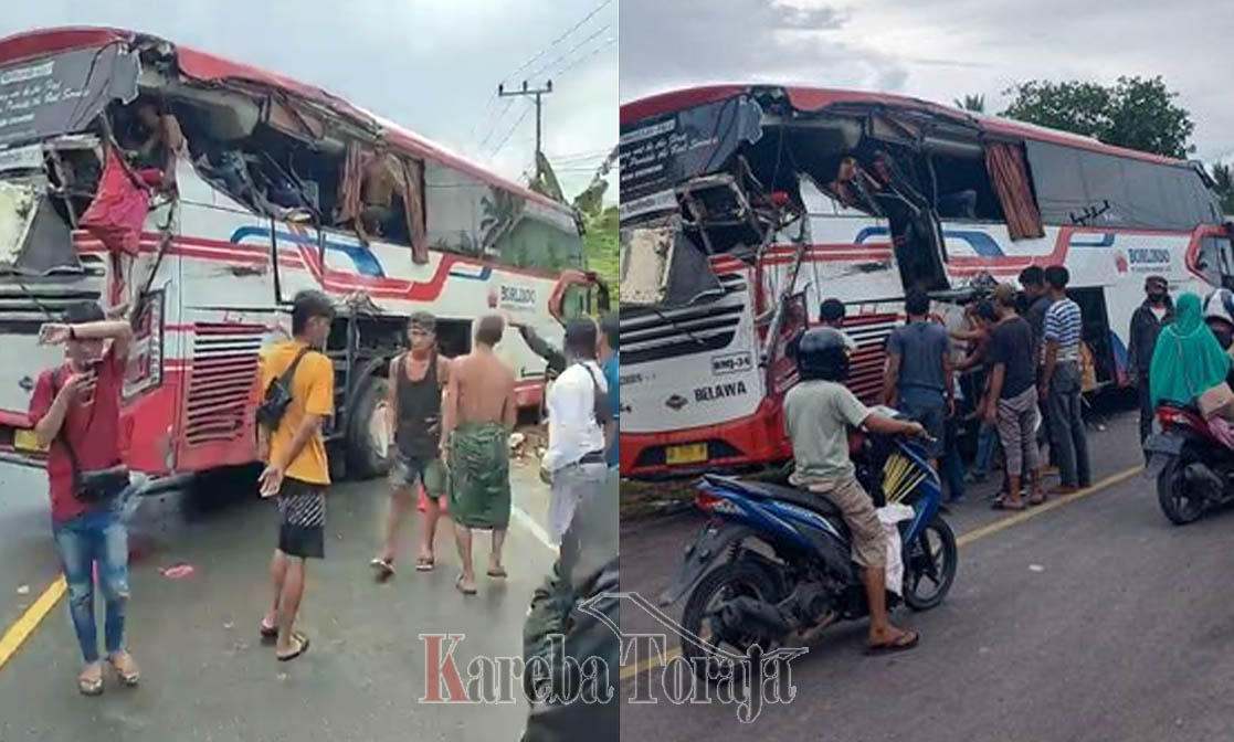 Bus Borlindo Kecelakaan di Pasang Kayu, 4 Penumpang Tewas, 6 Luka-luka