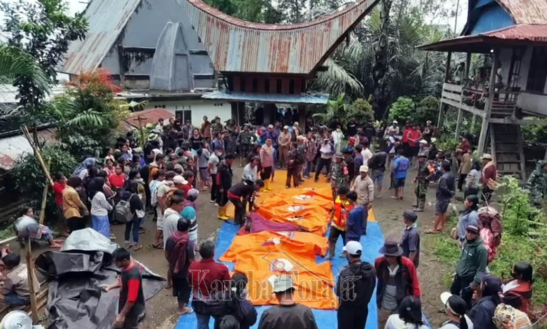 TERKINI: Longsor di Makale Selatan, 14 Warga Ditemukan Meninggal, 2 Masih Dicari