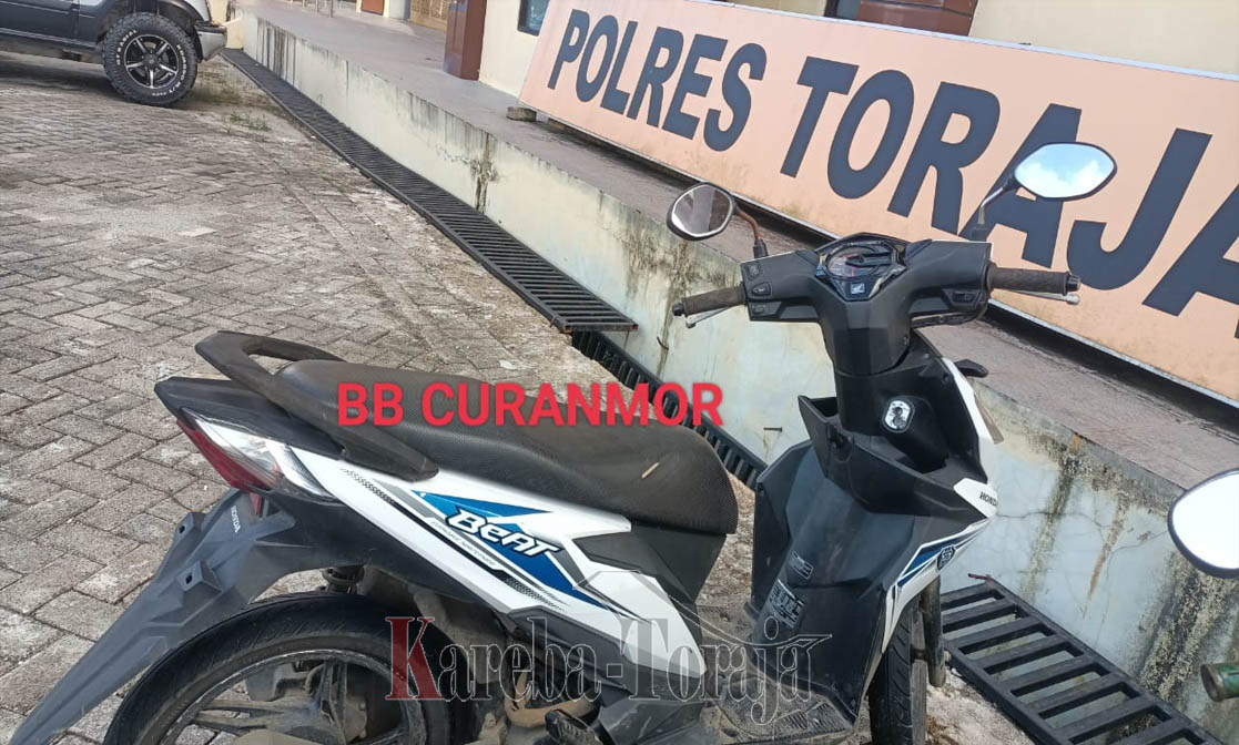 Pemuda 24 Tahun Ini Ditangkap karena Diduga Curi Motor di Sopai, Toraja Utara