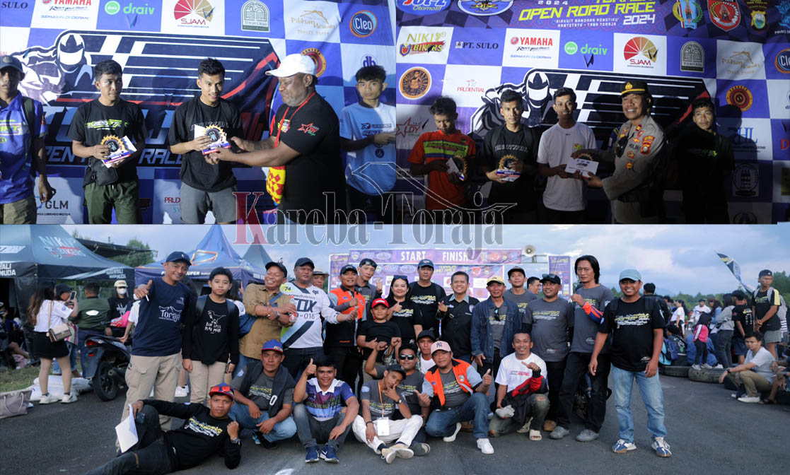 Toraja Open Road Race 2024 Resmi Ditutup, Berikut Daftar Juaranya