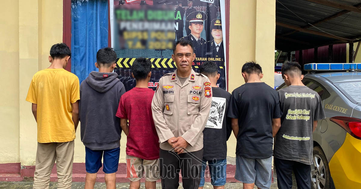5 Terduga Pelaku Pembongkaran dan Pencurian Patane di Sopai Ditangkap, Semua Masih Dibawah Umur