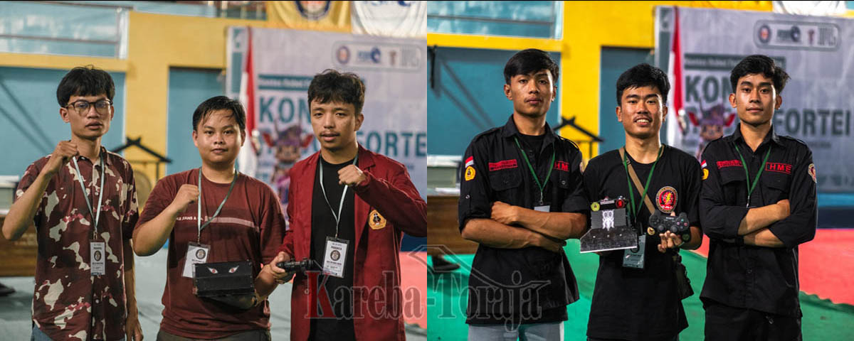 UKI Toraja Sabet Dua Juara pada Kontes Robot Nasional di Kendari