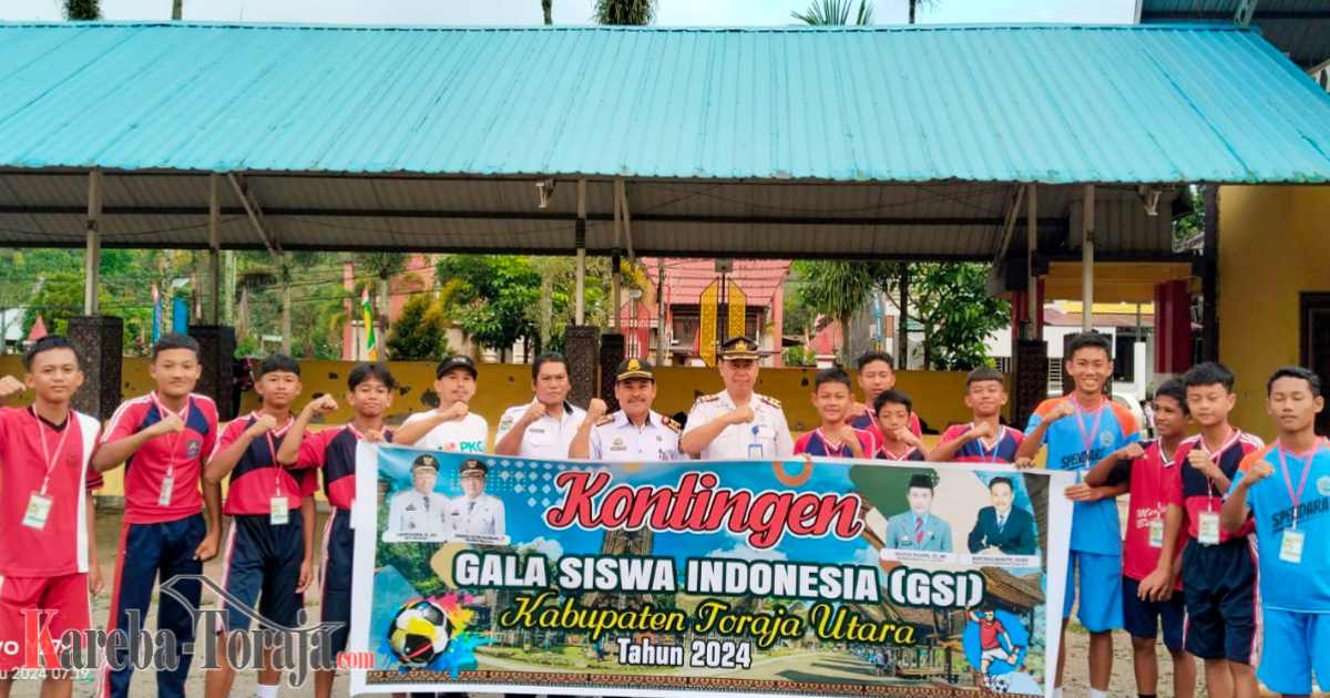 Toraja Utara Turunkan Tim Sepak Bola pada Kompetisi Gala Siswa Indonesia Tingkat Provinsi