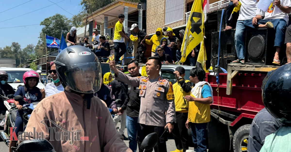 Kapolres Tana Toraja Turun Langsung Pengamanan Pengundian Nomor Urut Paslon Pilkada