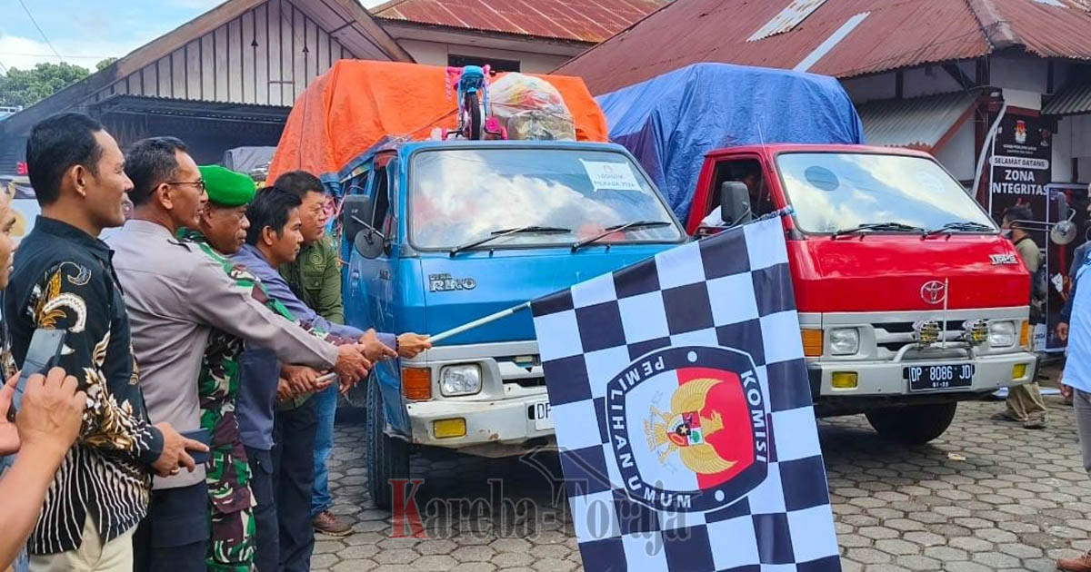 KPU Tana Toraja Mulai Distribusikan Logistik Pilkada 2024