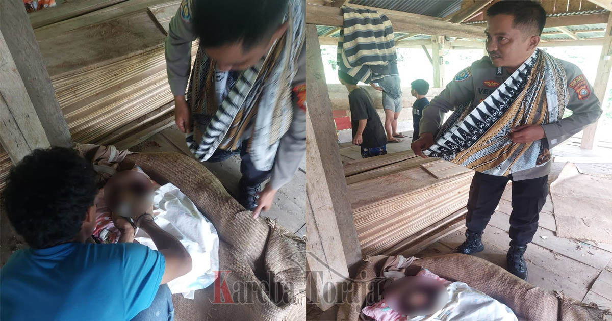 Seorang Bayi yang Diduga Dibuang Ibunya Ditemukan di Rumah Kosong di Limbong, Rembon