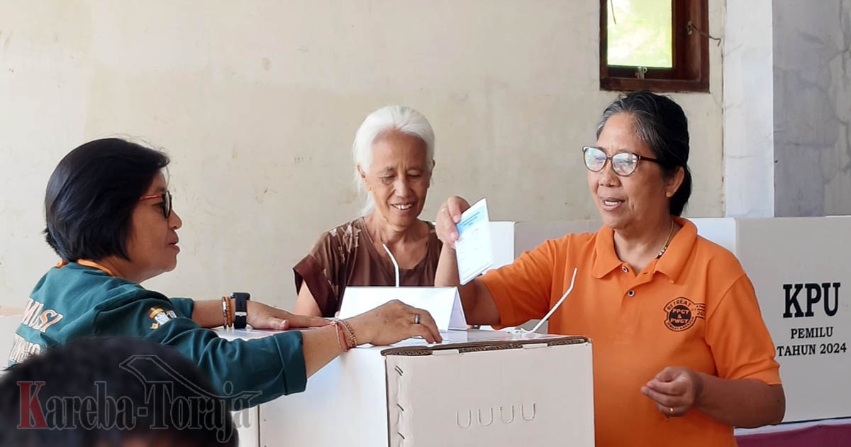 KPU Toraja Utara Gelar Simulasi Pemungutan Suara Pilkada 2024