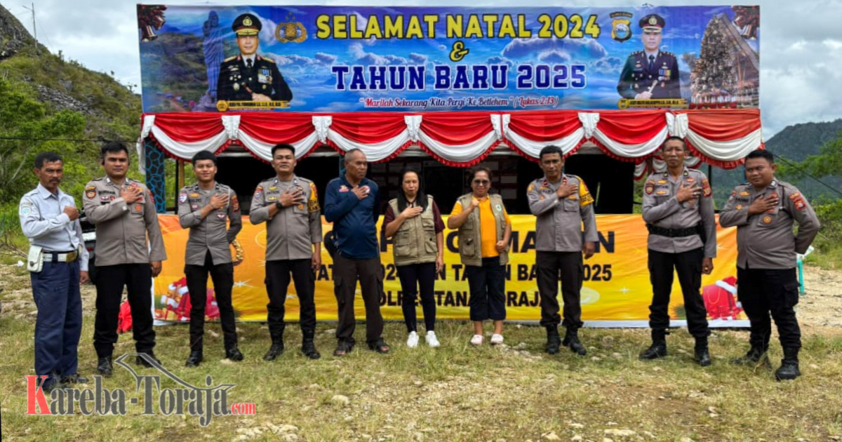 Polres Tana Toraja Siapkan 4 Pos Pelayanan dan Pengamanan Natal dan Tahun Baru, Berikut Lokasinya