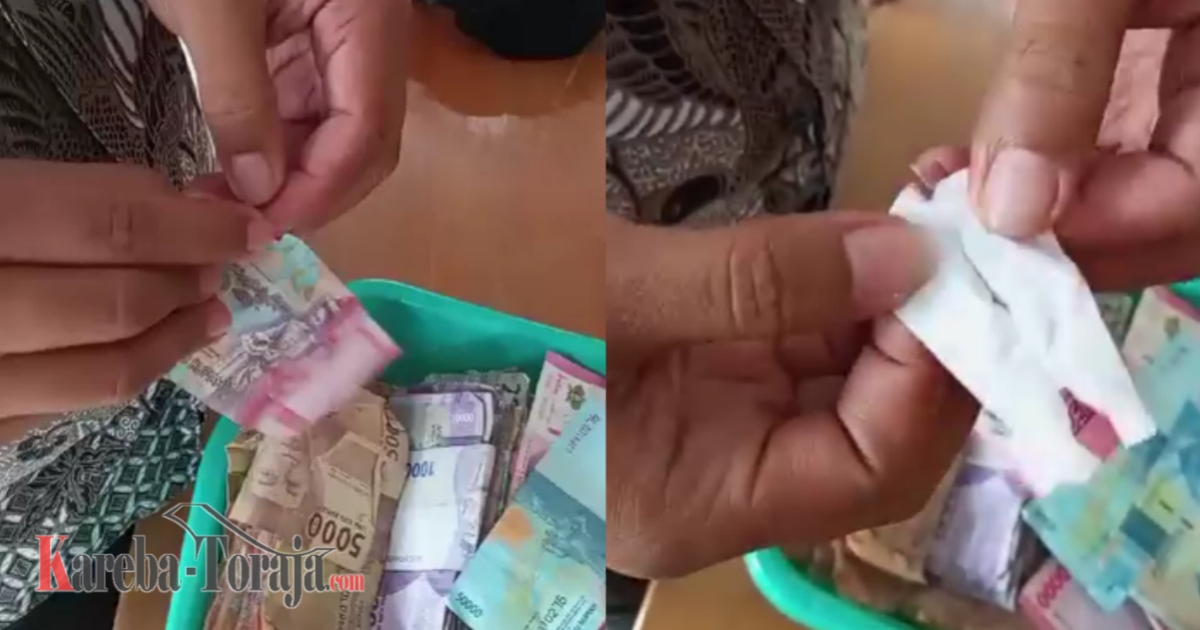 Polisi: Uang Dalam Video Viral di Salah Satu Gereja di Makale Adalah Asli