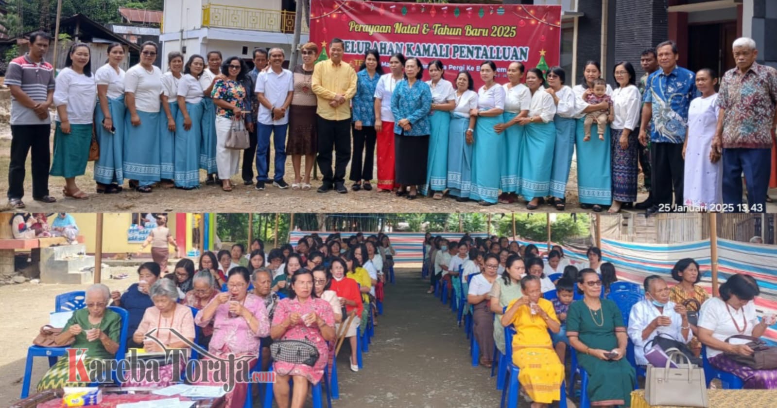 Perayaan Natal Pemerintah dan Masyarakat Kelurahan Kamali’ Pentalluan Makale Berlangsung Khidmat