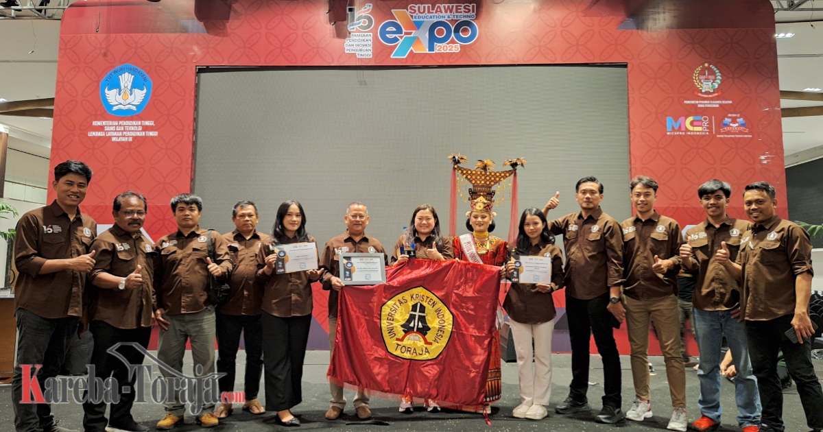 UKI Toraja Raih 2 Penghargaan pada Pameran Pendidikan Sulawesi Education & Techno Expo 2025