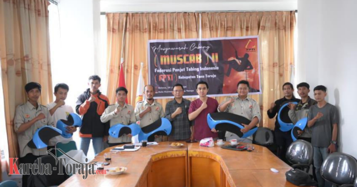 Kalalembang Oktavianus Terpilih Ketua Umum FPTI Tana Toraja Periode 2025 – 2029