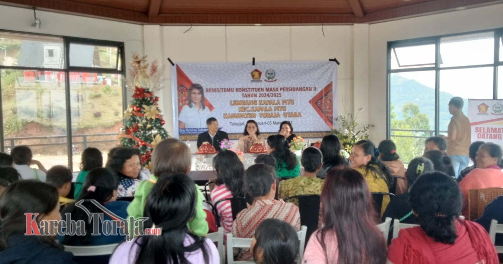 Reses di Kapala Pitu Toraja Utara, Masyarakat Usulkan Bantuan Ternak Babi ke Legislator Sulsel Firmina Tallulembang