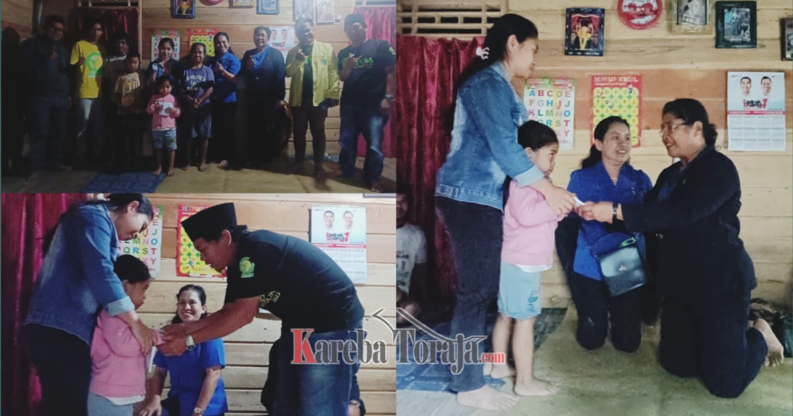 Meski Sudah Setahun Berlalu, Pemuda dan Wanita Katolik Tana Toraja Tunjukkan Kepedulian Untuk Korban Longsor Palangka’