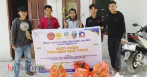 Peringati Hari Jadi Ke-10 Tahun, Ikatan Pemuda Pelajar Mahasiswa Sangalla (IPPMS) Makassar Gelar Bakti Sosial