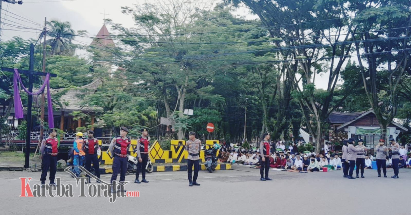 Malam Takbiran dan Salat IdulFitri 1446 H di Tana Toraja Berjalan Aman dan Kondusif