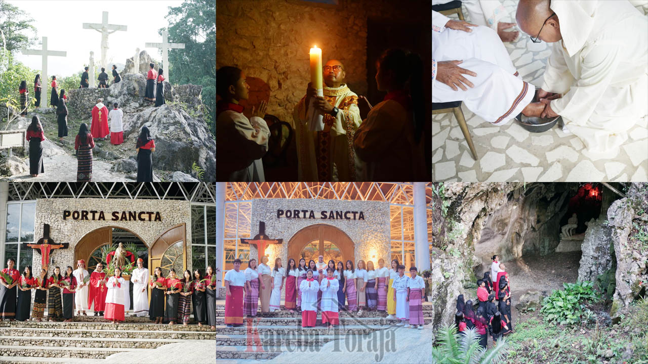 Anda Ingin Merayakan Pekan Suci di Gereja Ziarah Tongkonan Masallo’ Santa Familia Sa’pak Bayo-bayo, Berikut Jadwalnya