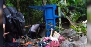 Truk Tersapu Longsor di Buakayu Bonggakaradeng, Jumlah Penumpang 29 Orang, 3 Luka berat, Belasan Luka Ringan