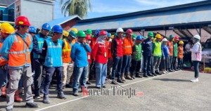 PLN Unit Layanan Pelanggan Makale Galakkan Komitmen Penerapan Keselamatan Kerja dalam Setiap Lini Pekerjaan