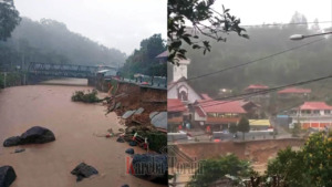 Area Parkir Sepanjang 50 Meter di Gereja Katolik Nonongan, Toraja Utara, Longsor