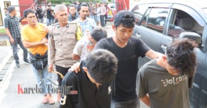 Polres Tana Toraja Amankan 4 Terduga Pelaku Pencurian Kabel Tower