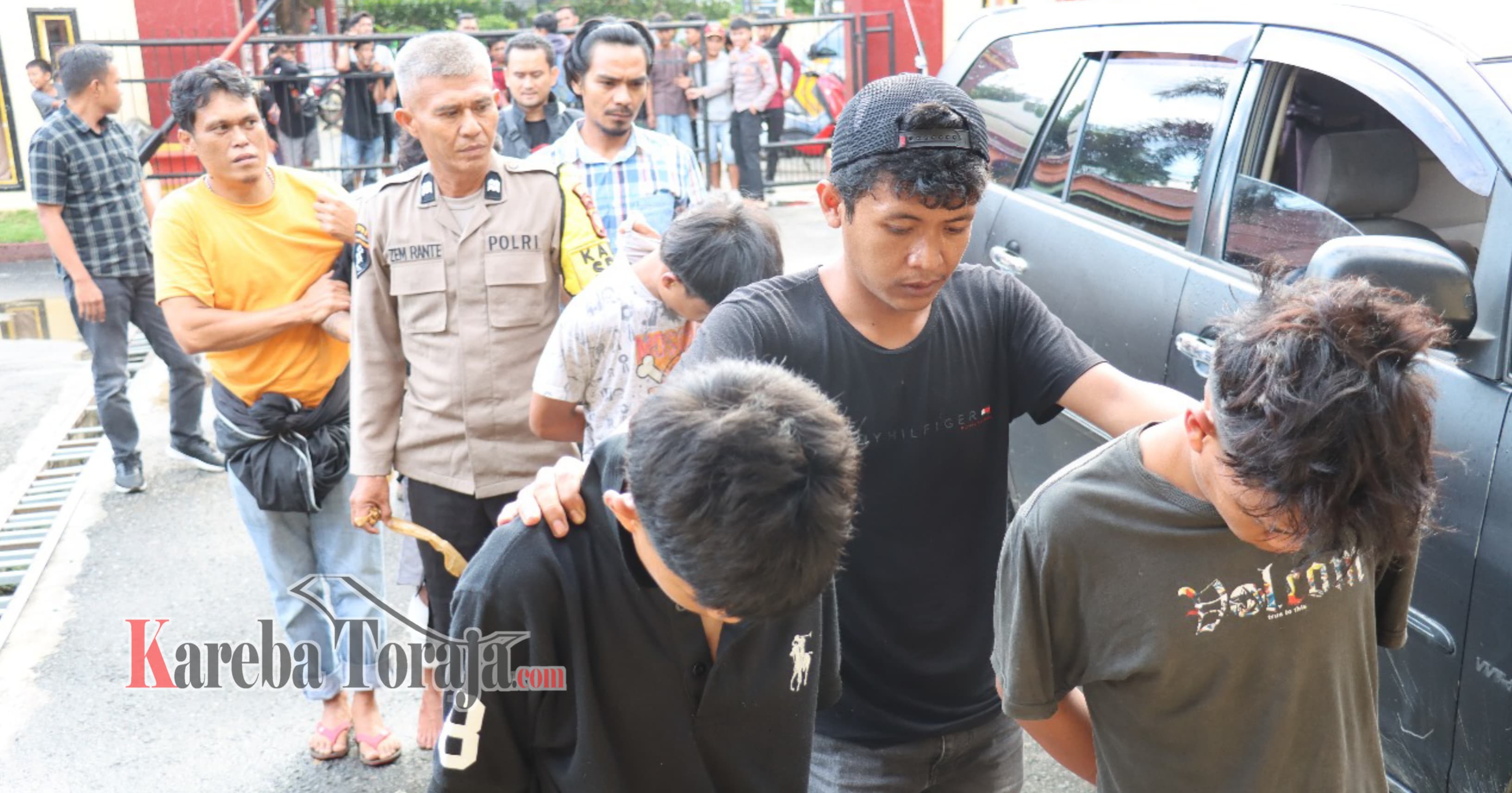 Polres Tana Toraja Amankan 4 Terduga Pelaku Pencurian Kabel Tower