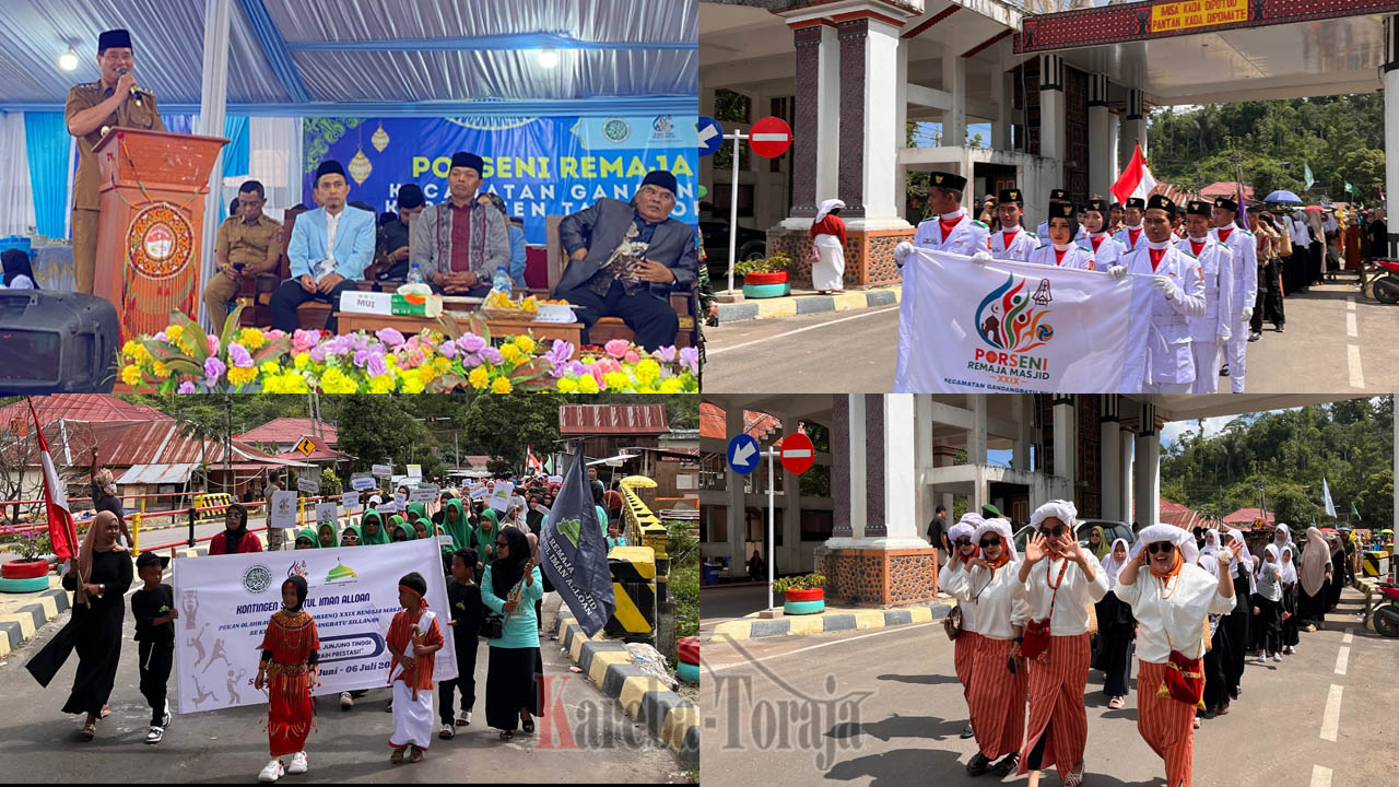 BKPRMI Gandangbatu Sillanan Gelar Porseni, Dihadiri Wakil Bupati Tana Toraja