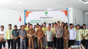 Bupati, Wakil Bupati, dan Ketua DPRD Hadiri Pelantikan Pengurus Pemuda Katolik Komcab Tana Toraja