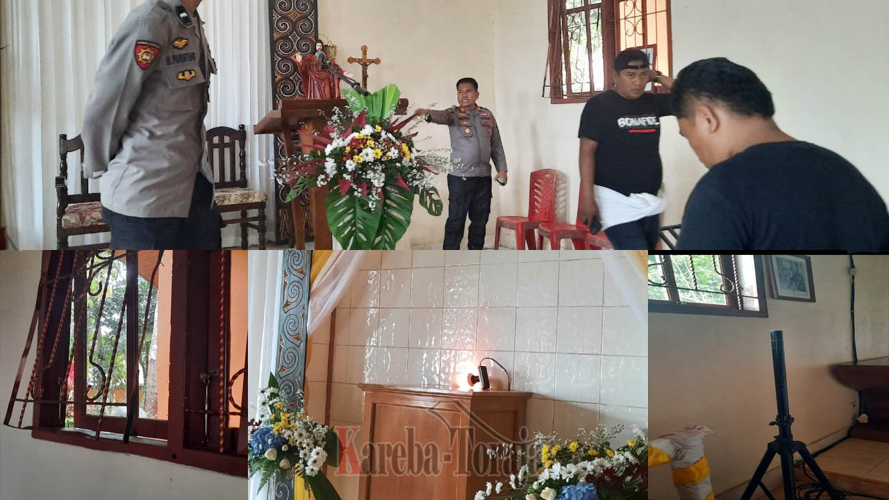 Kasus Pembobolan Gereja Kembali Terjadi di Gereja Katolik St. Ambrosius La’bo, Toraja Utara
