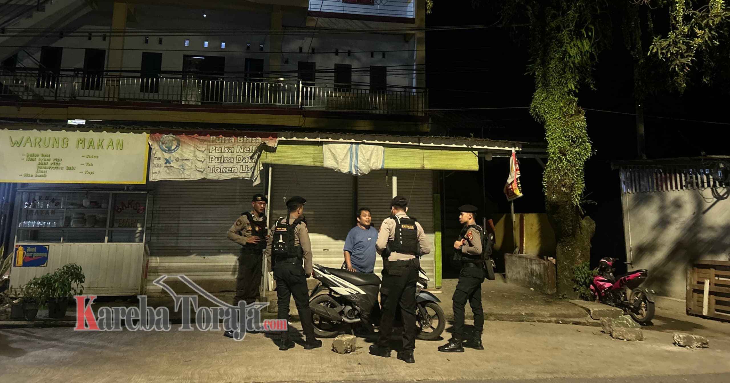 Wujudkan Rasa Aman Bagi Warga, Polres Tana Toraja Intensifkan Patroli Malam