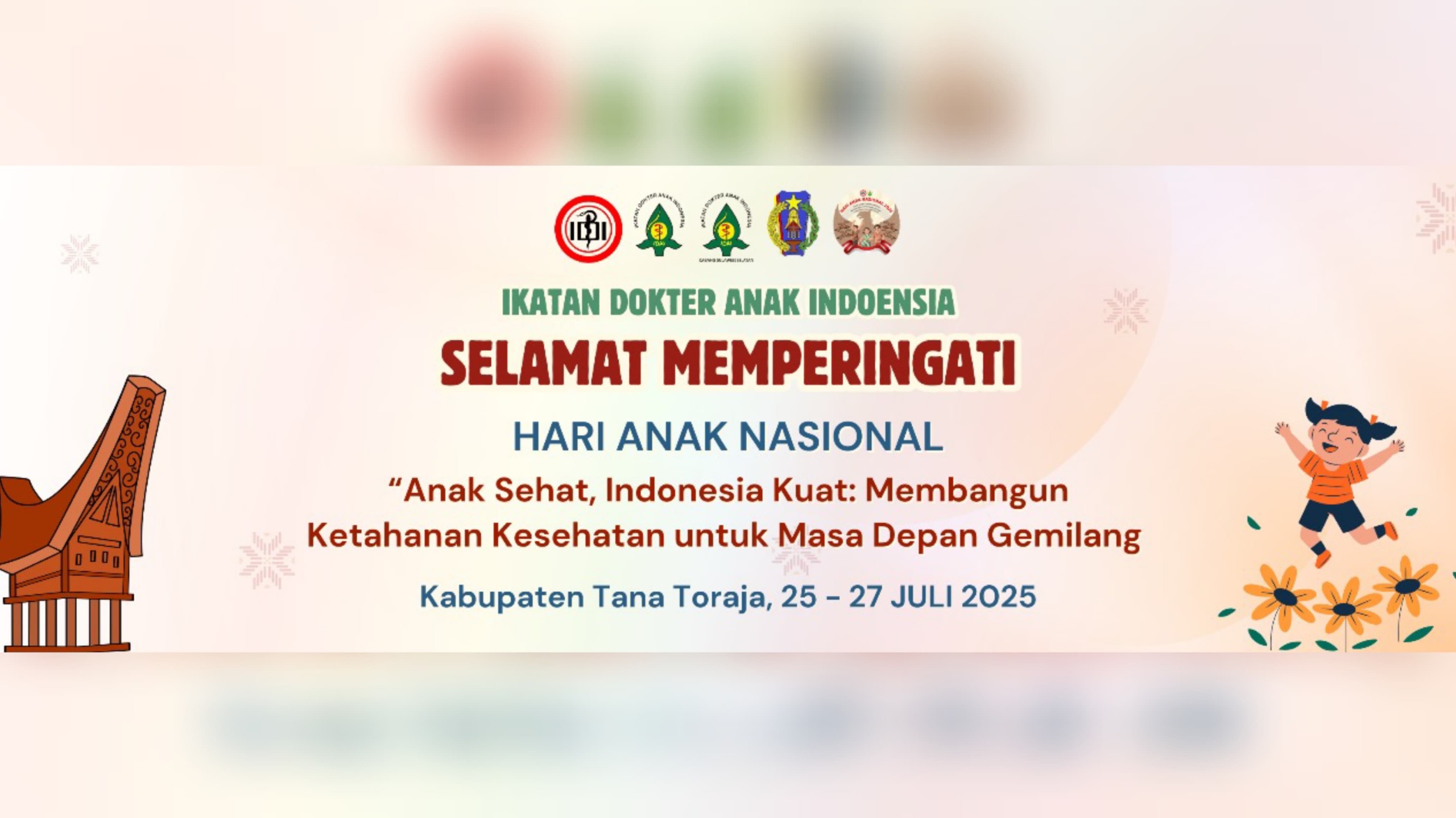 Ikatan Dokter Anak Indonesia Akan Gelar Peringatan Hari Anak Nasional 2025 di Tana Toraja