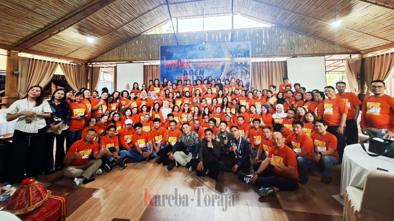 Perkuat Silaturahmi dan Strategi Bisnis, BRI Rantepao Gelar Kopdar Agen BRILink