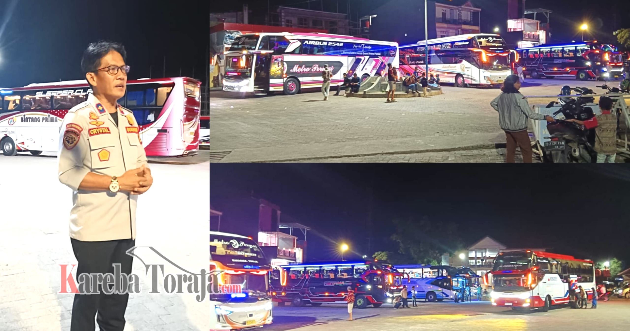 Hari Pertama Penerapan Edaran Bupati, Semua Bus Taat Aturan Masuk Terminal Makale