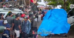 Laka Lantas Libatkan 3 Kendaraan di Makale, 3 Orang Luka, Evakuasi Sopir yang Terjepit Berlangsung Dramatis